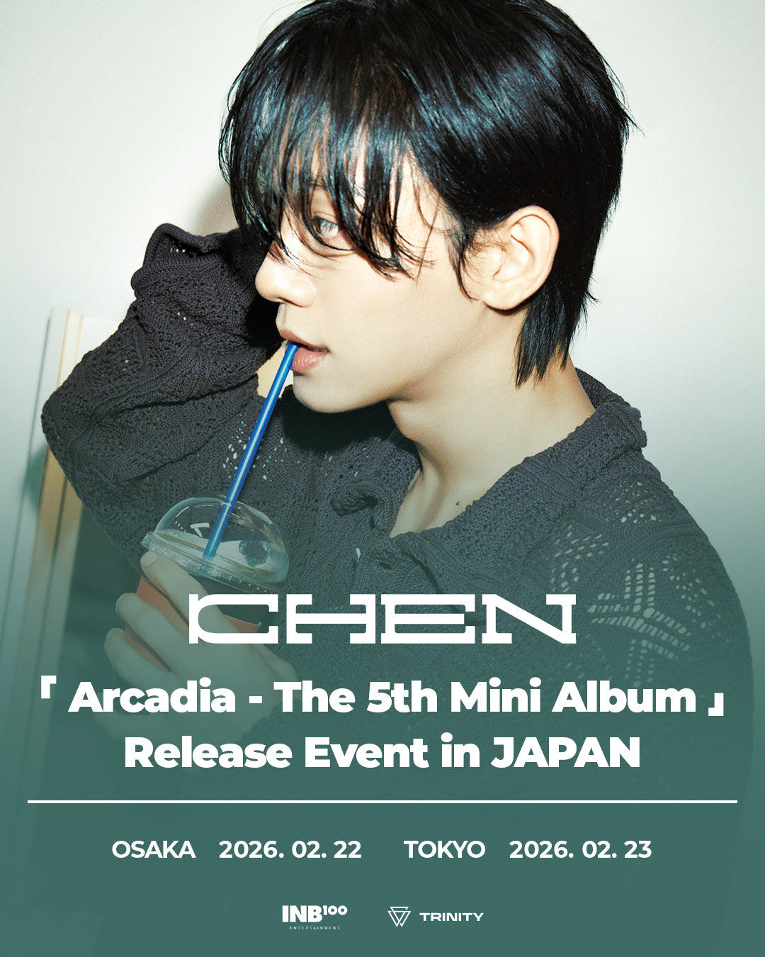 [大阪／東京 2部特典(抽選)] CHEN 「Arcadia - The 5th Mini Album」 Release Event in JAPAN